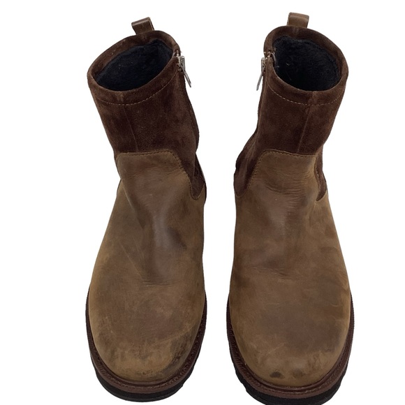 SOREL Madson Zip Waterproof Suede Leather Boots NM 2344 - Picture 4 of 11